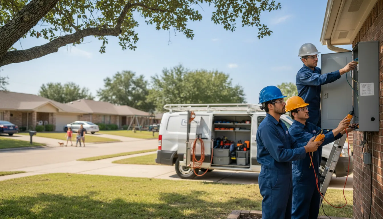 Certified electrician providing emergency electrical services in Linn, MO